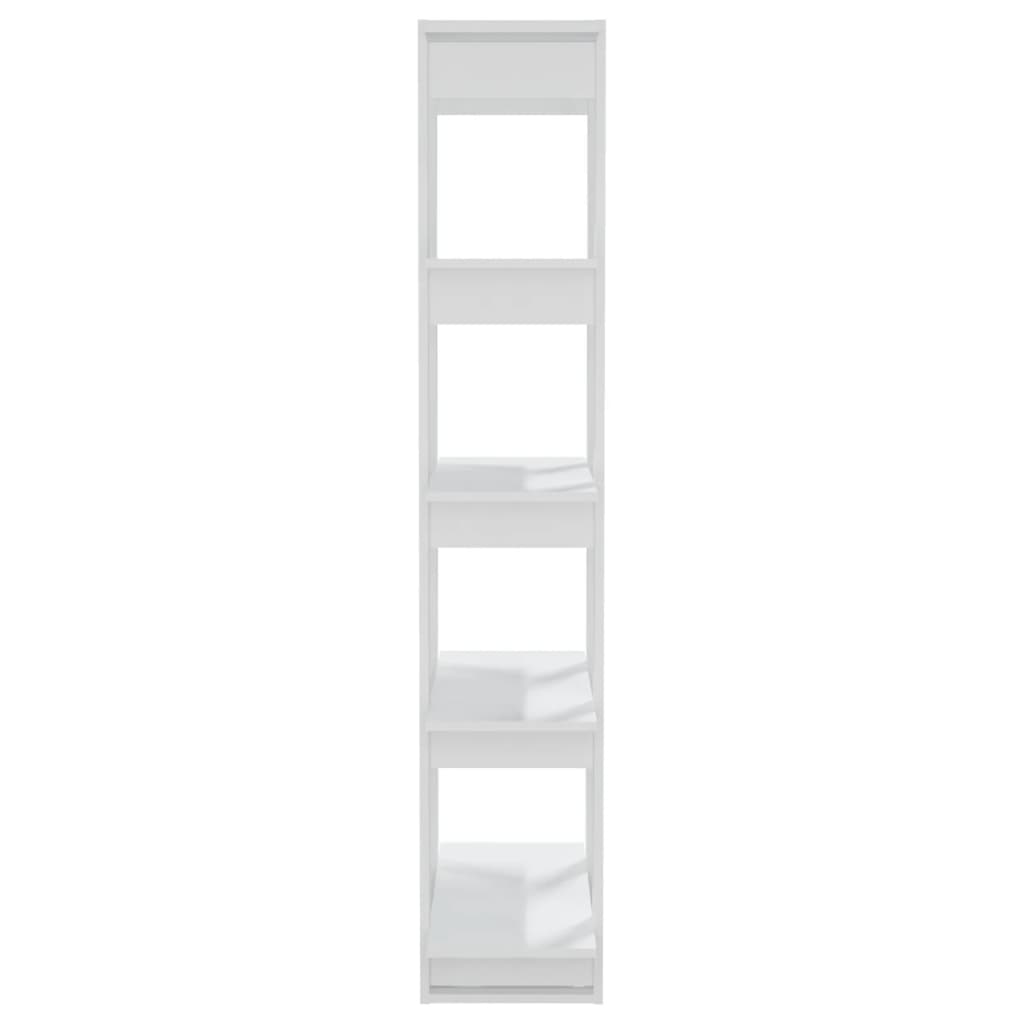 Bücherregal/Raumteiler Weiß 80x30x160 cm Holzwerkstoff