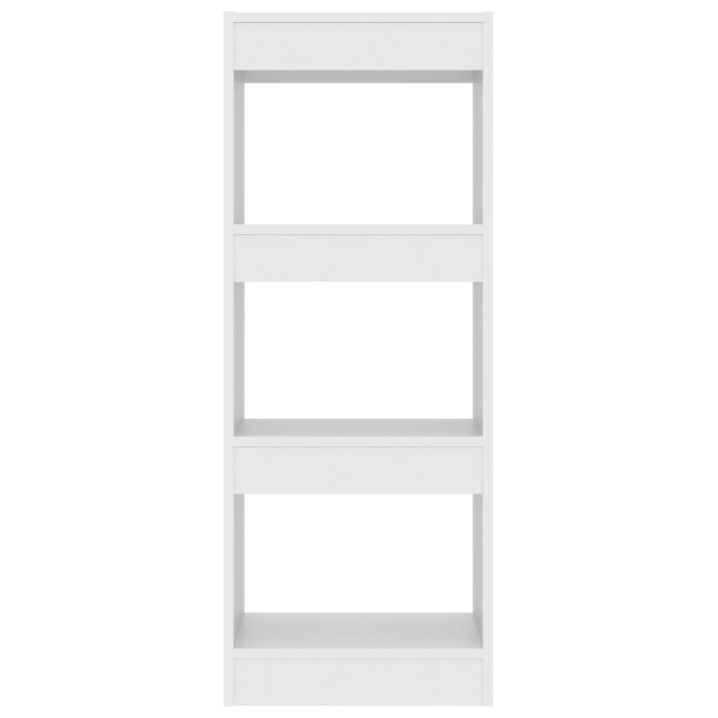 Bücherregal/Raumteiler Weiß 40x30x103 cm Holzwerkstoff