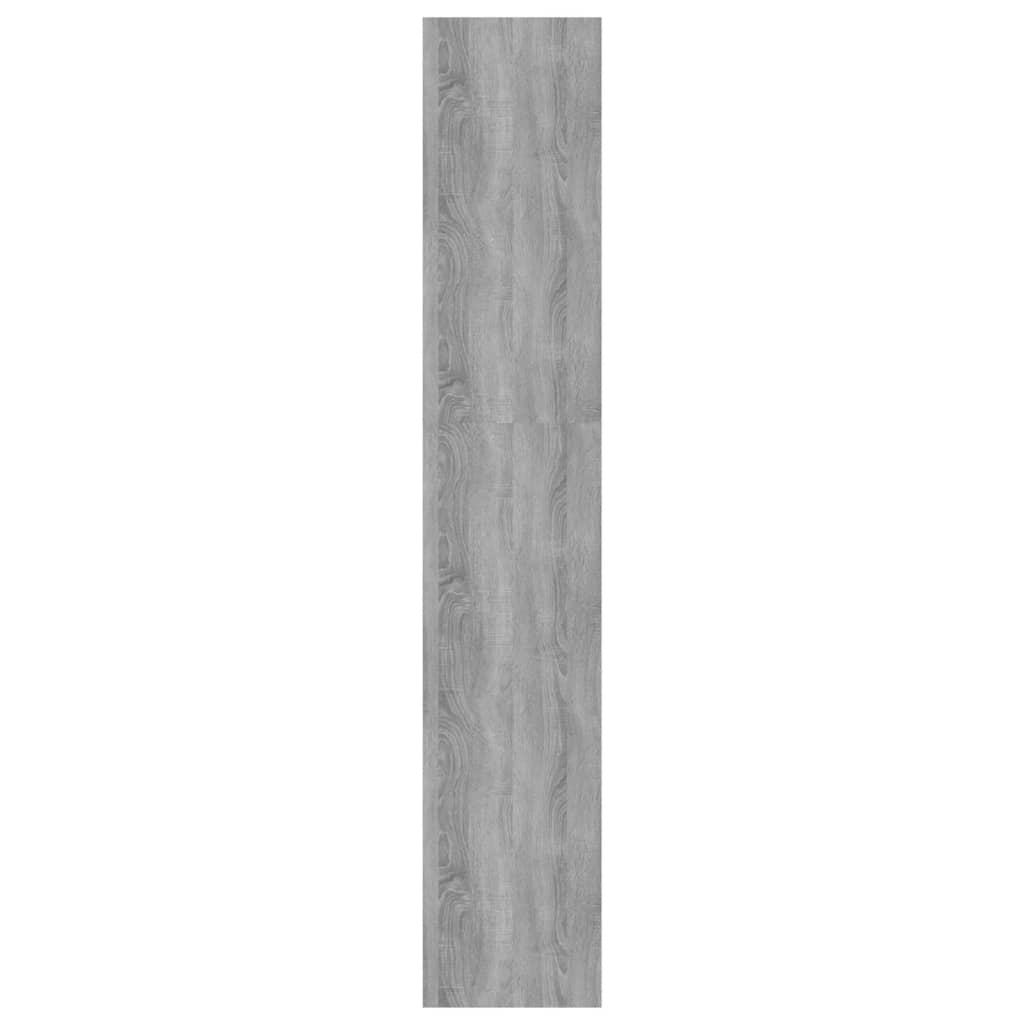 Bücherregal/Raumteiler Betongrau 60x30x166 cm Holzwerkstoff