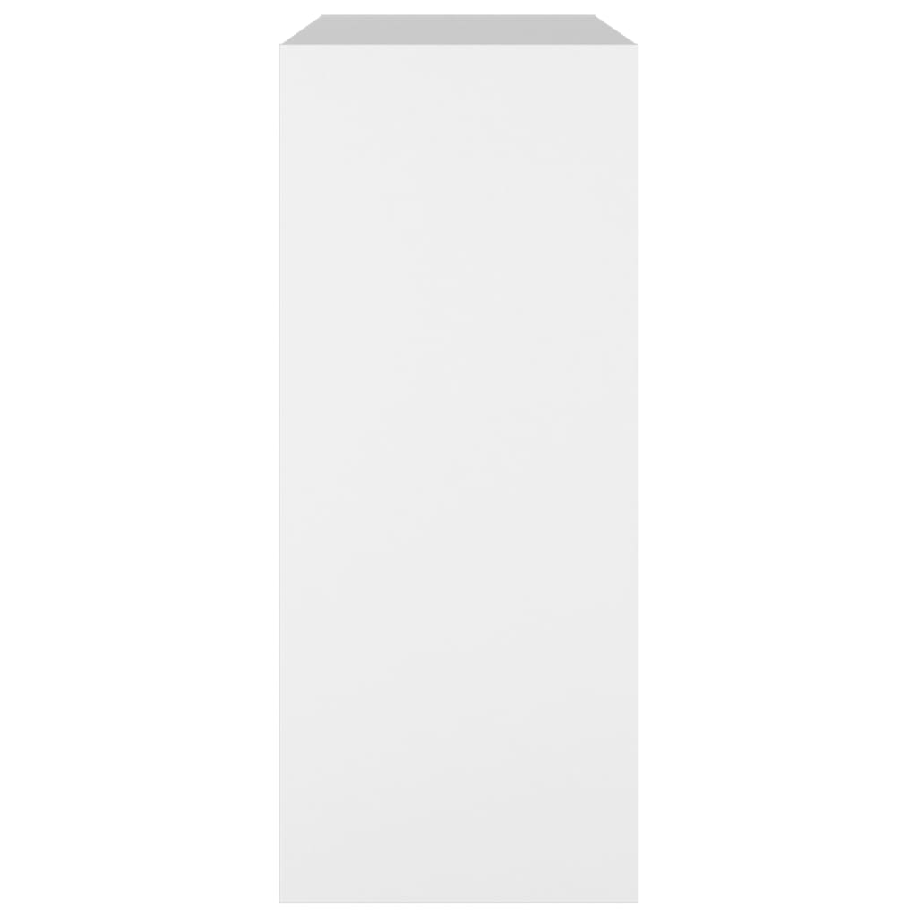 Bücherregal/Raumteiler Weiß 80x30x72 cm
