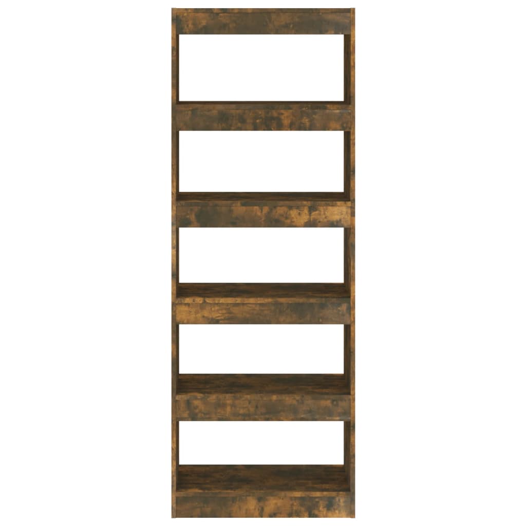Bücherregal/Raumteiler Räuchereiche 60x30x135 cm Holzwerkstoff