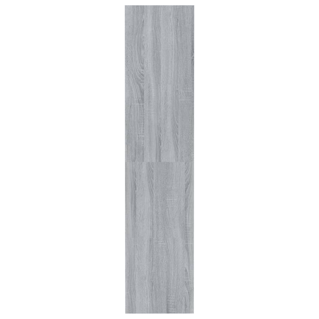 Bücherregal/Raumteiler Grau Sonoma 80x30x135 cm Holzwerkstoff