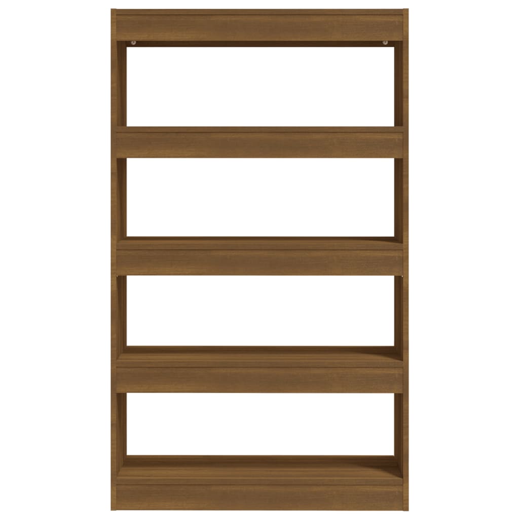 Bücherregal/Raumteiler Braun Eichen-Optik 80x30x135 cm