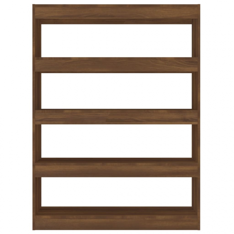 Bücherregal/Raumteiler Braun Eichen-Optik 100x30x135 cm
