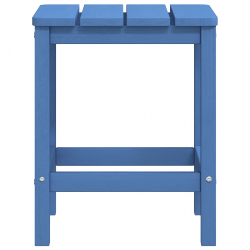 Adirondack-Gartenstuhl mit Tisch HDPE Aquamarin