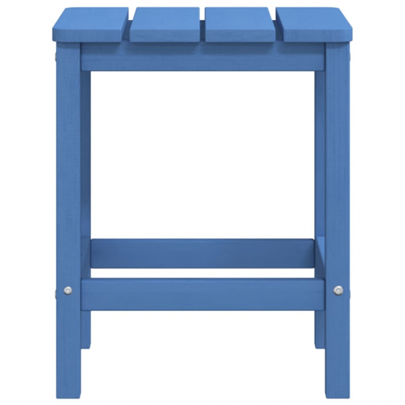 Adirondack-Gartenstuhl mit Hocker & Tisch HDPE Aquamarin