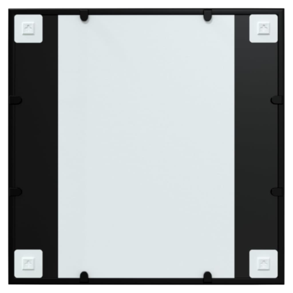 Wandspiegel Schwarz 60x60 cm Metall