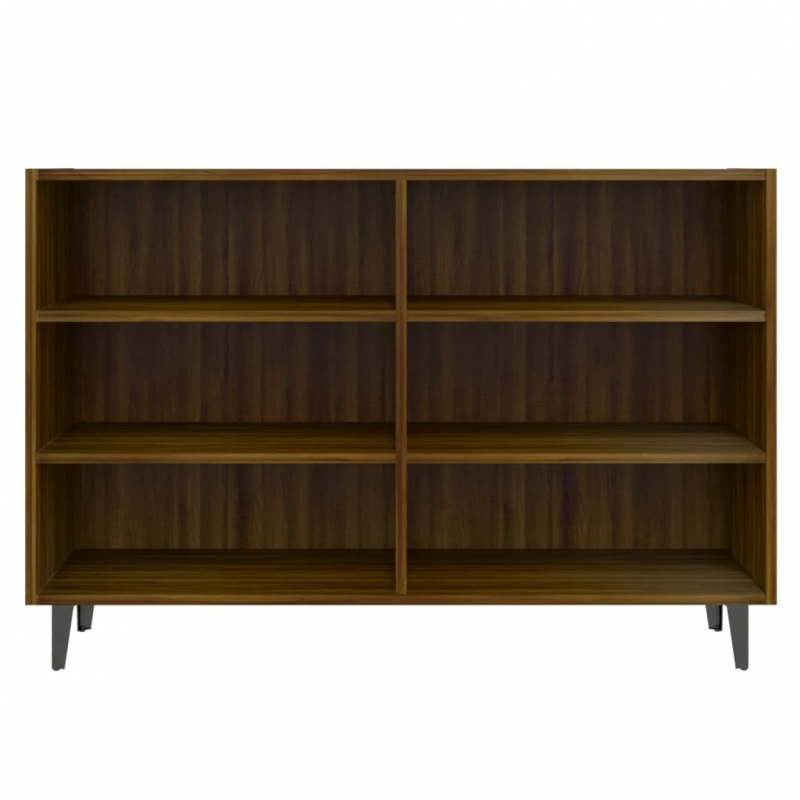 Sideboard Braun Eichen-Optik 103,5x35x70 cm Holzwerkstoff