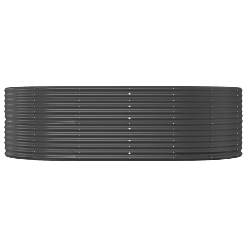 Hochbeet Anthrazit 212x140x68 cm Pulverbeschichteter Stahl