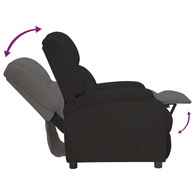 Relaxsessel Schwarz Samt