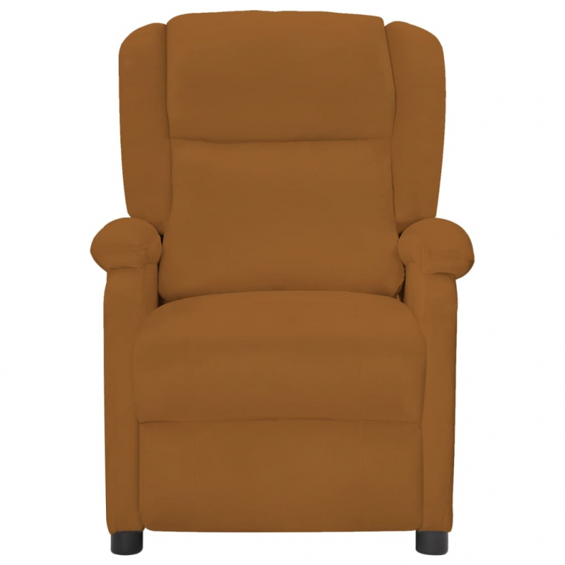 Relaxsessel Braun Samt
