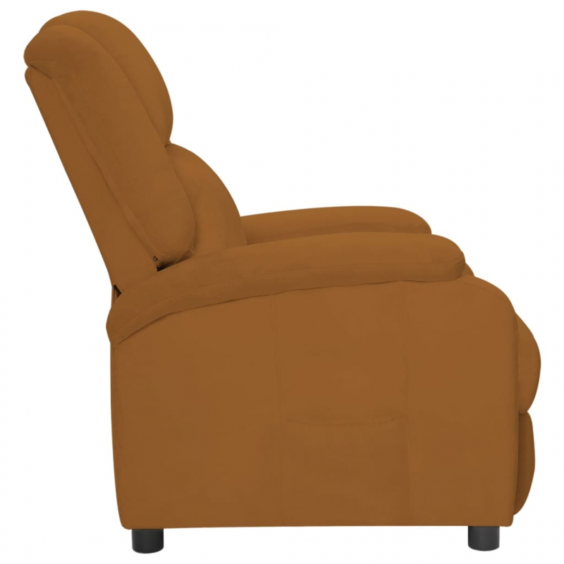 Relaxsessel Braun Samt