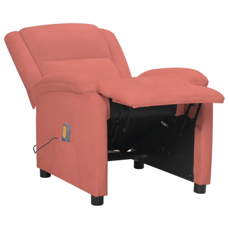 Massagesessel Rosa Samt