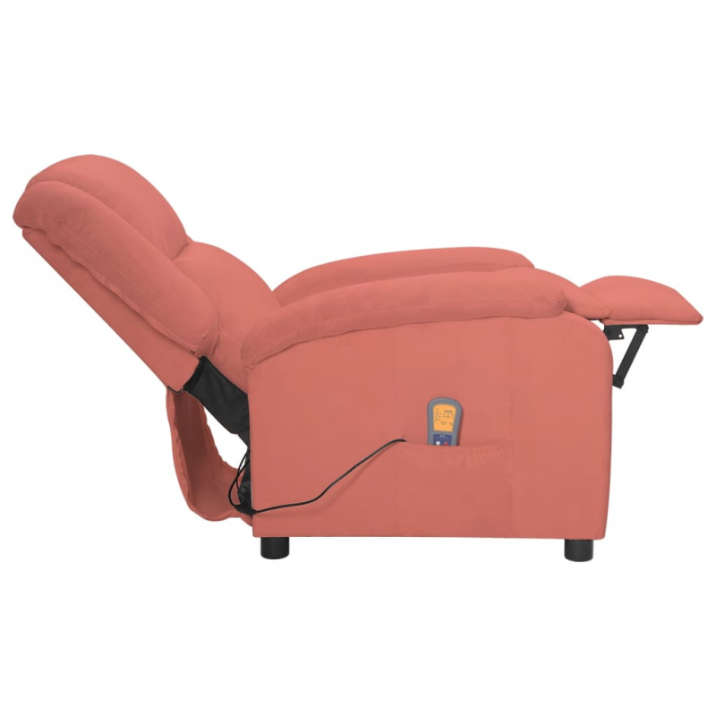 Massagesessel Rosa Samt