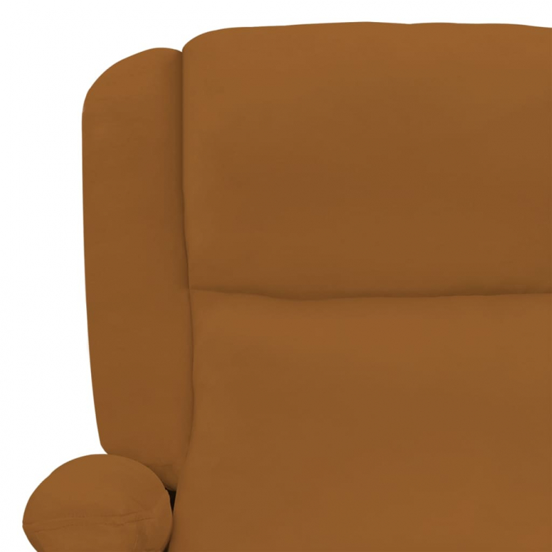 Massagesessel Braun Samt