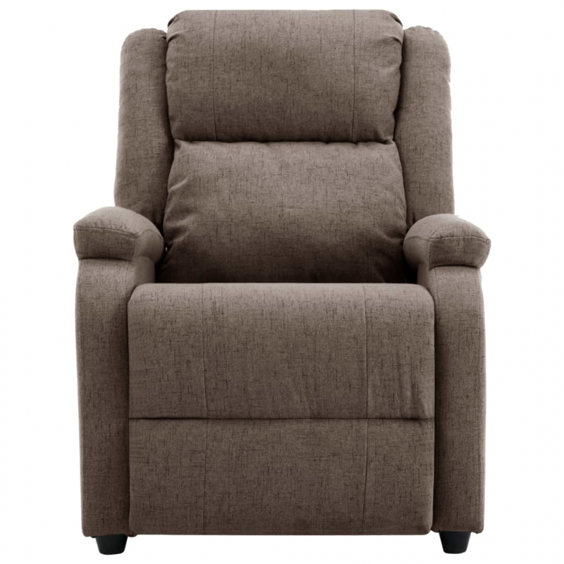 Relaxsessel Taupe Stoff