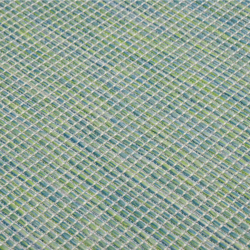 Outdoor-Teppich Flachgewebe 200x280 cm Türkis