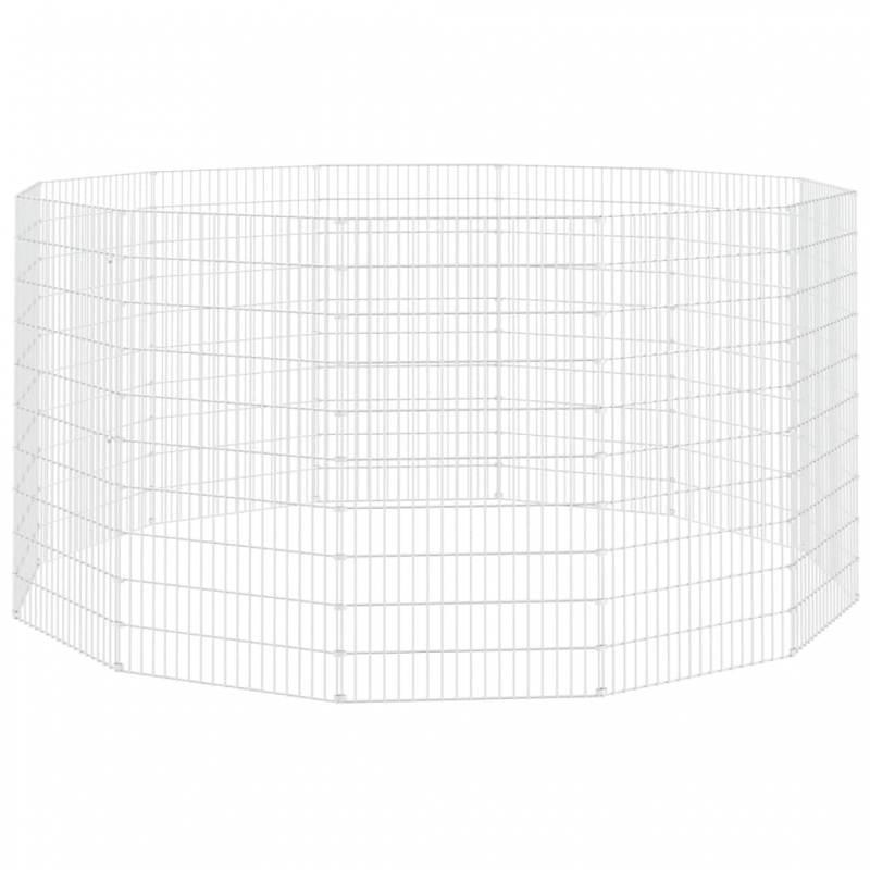 Freilaufgehege 12-teilig 54x100 cm Verzinktes Eisen