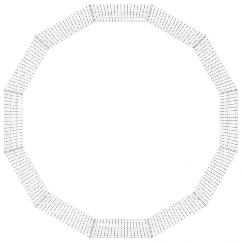 Freilaufgehege 12-teilig 54x100 cm Verzinktes Eisen