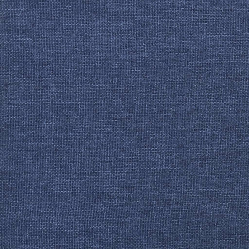Schaukelsessel mit Hocker Blau Stoff