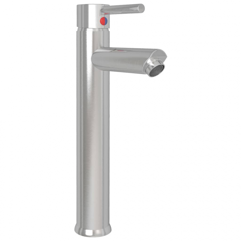 Badezimmer Waschbecken mit Wasserhahn und Ablaufgarnitur Braun