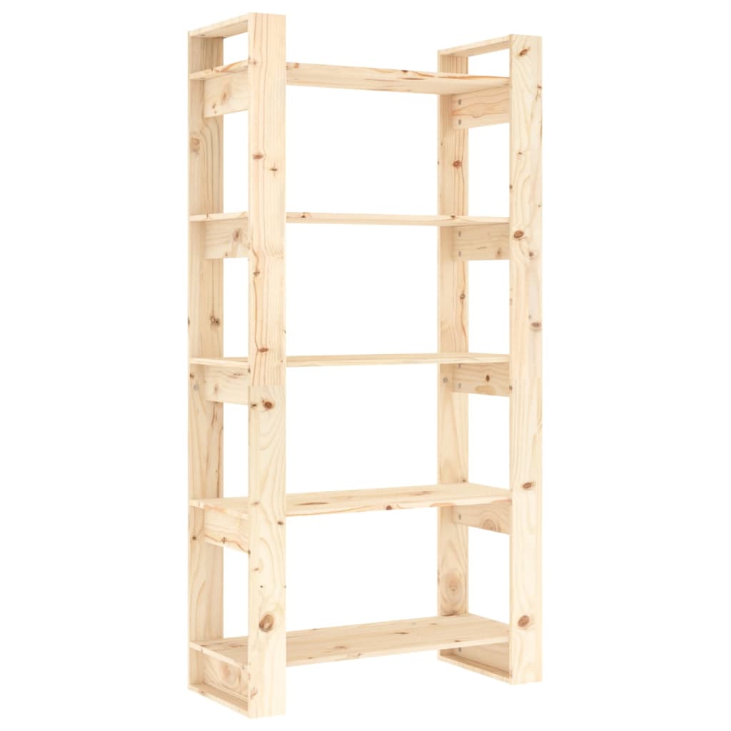 Bücherregal/Raumteiler 80x35x160 cm Massivholz