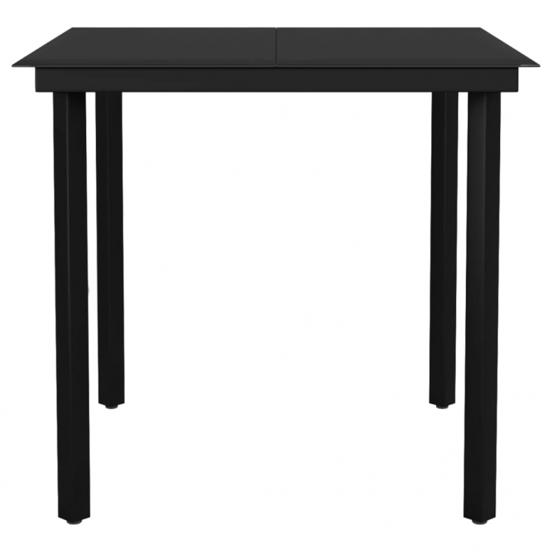 3-tlg. Garten-Essgruppe Grau