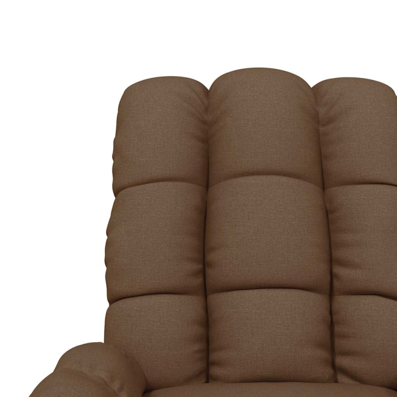 Massagesessel Braun Stoff