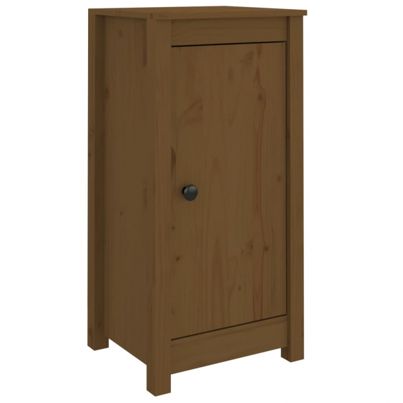 Sideboard Honigbraun 39x35x80 cm Massivholz Kiefer