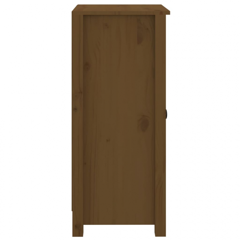 Sideboard Honigbraun 39x35x80 cm Massivholz Kiefer
