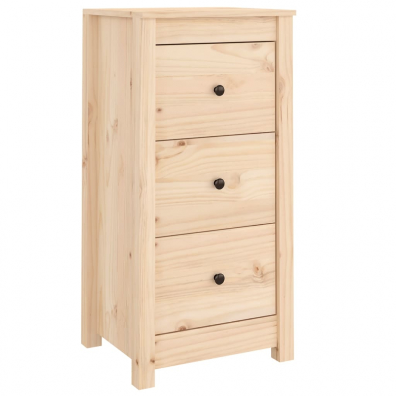 Sideboard 40x35x80 cm Massivholz Kiefer