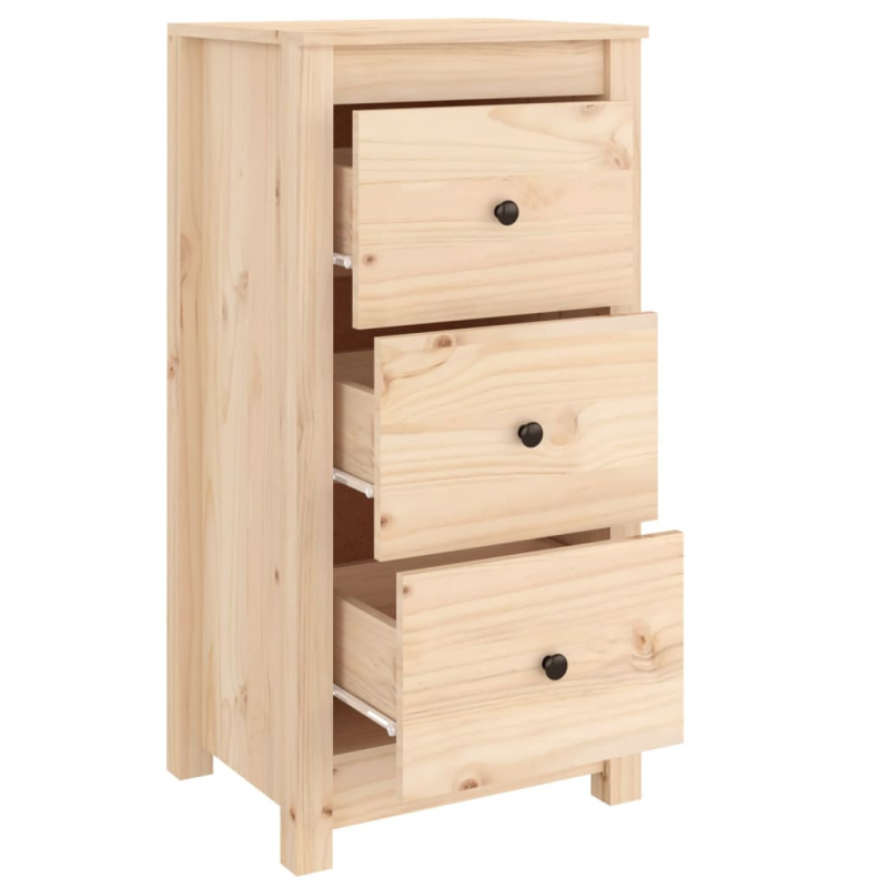 Sideboard 40x35x80 cm Massivholz Kiefer