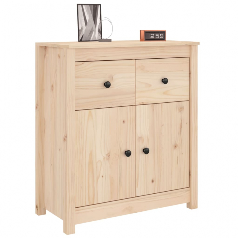 Sideboard 70x35x80 cm Massivholz Kiefer