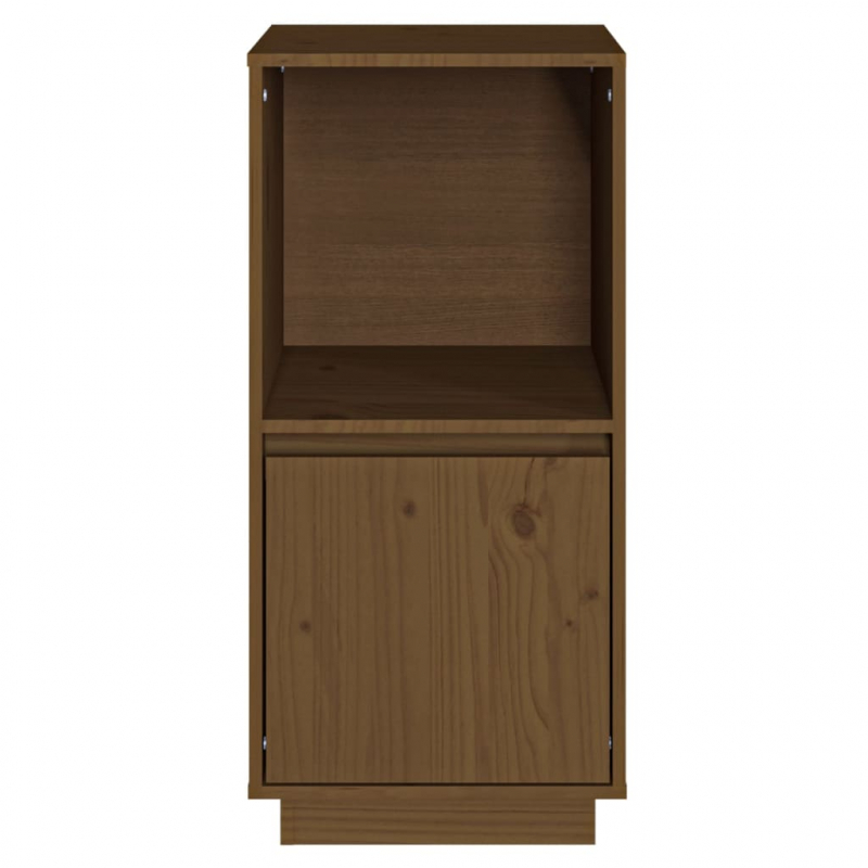 Sideboard Honigbraun 38x35x80 cm Massivholz Kiefer