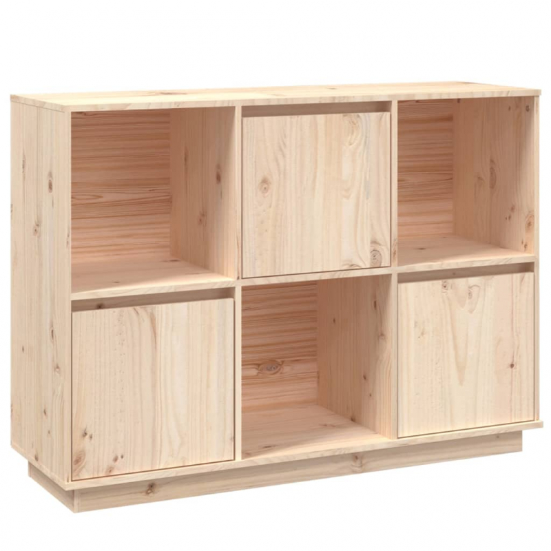 Sideboard 110,5x35x80 cm Massivholz Kiefer