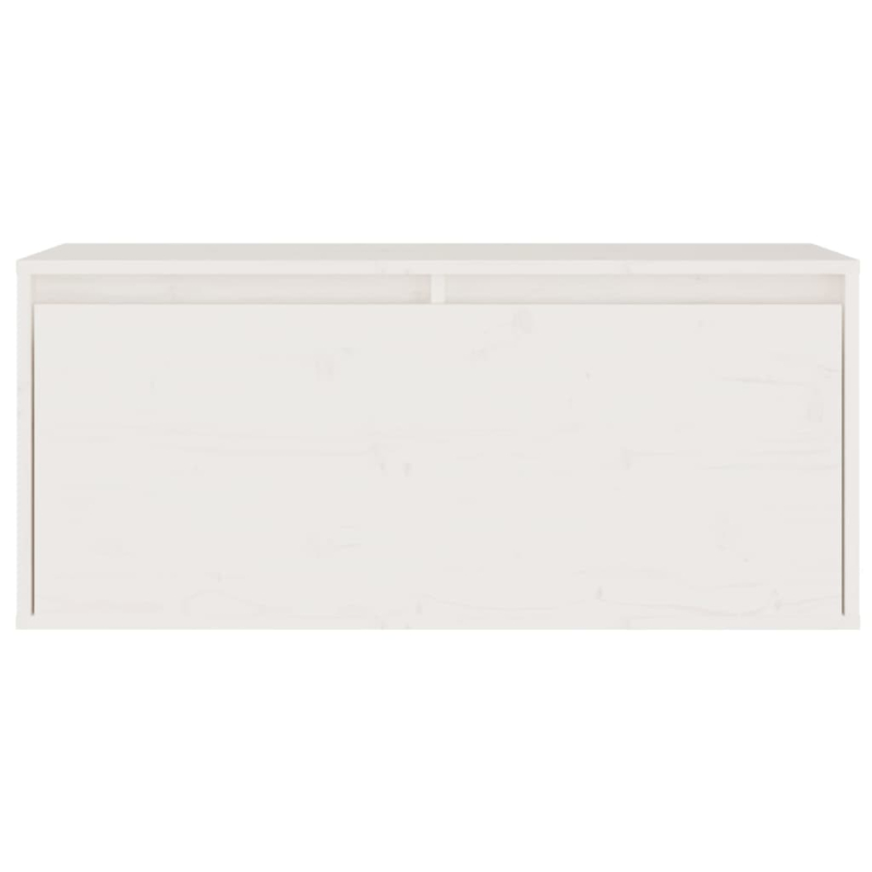 TV-Schränke 4 Stk. Weiß Massivholz Kiefer