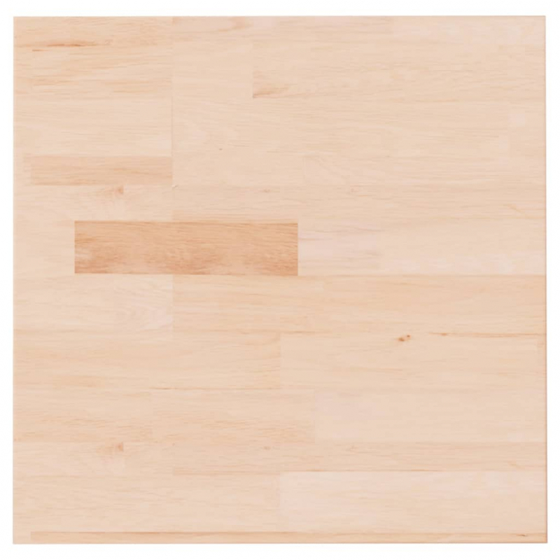 Tischplatte Quadratisch 40x40x1,5 cm Eichenholz Unbehandelt
