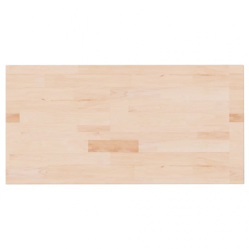 Waschtischplatte 80x40x2,5cm cm Massivholz Unbehandelt
