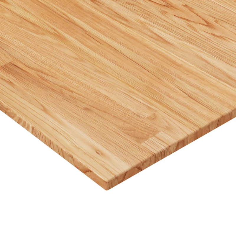Waschtischplatte Hellbraun 100x60x1,5 cm Massivholz Behandelt