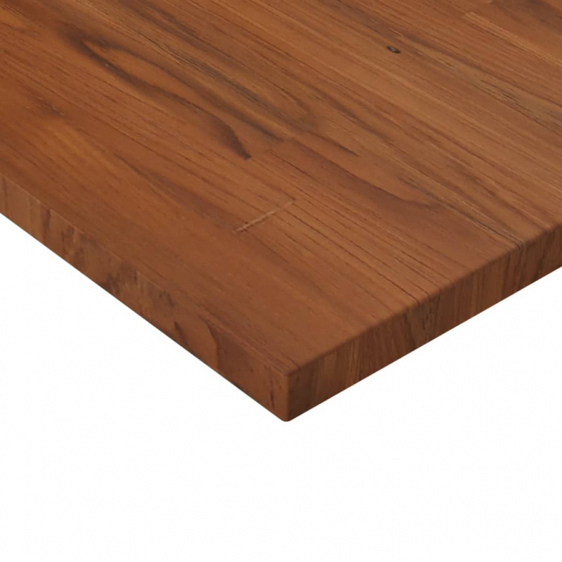 Waschtischplatte Dunkelbraun 60x40x2,5 cm Massivholz Behandelt