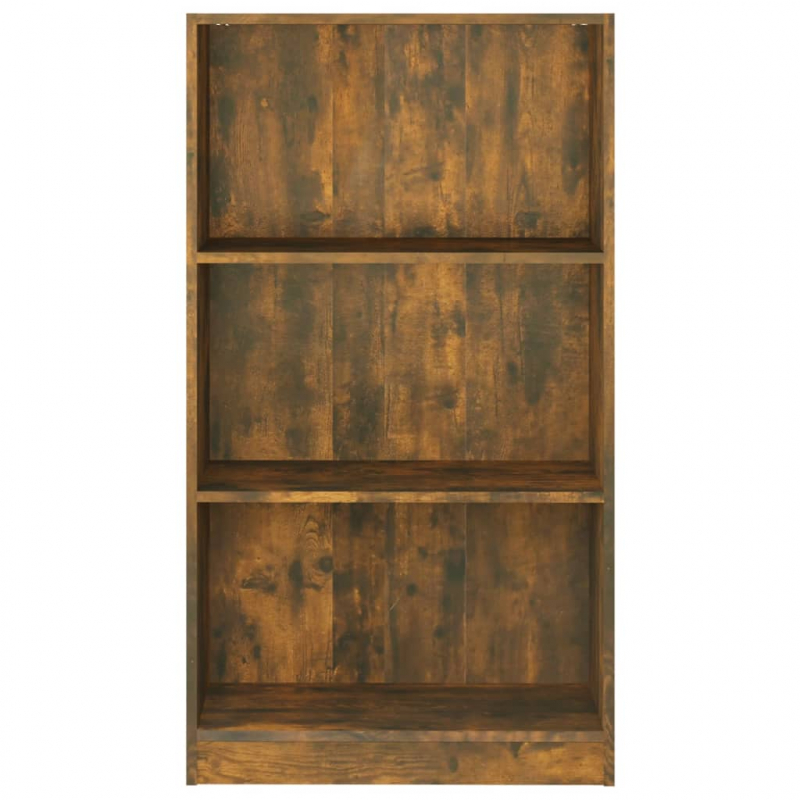 Bücherregal Räuchereiche 60x24x109 cm Holzwerkstoff