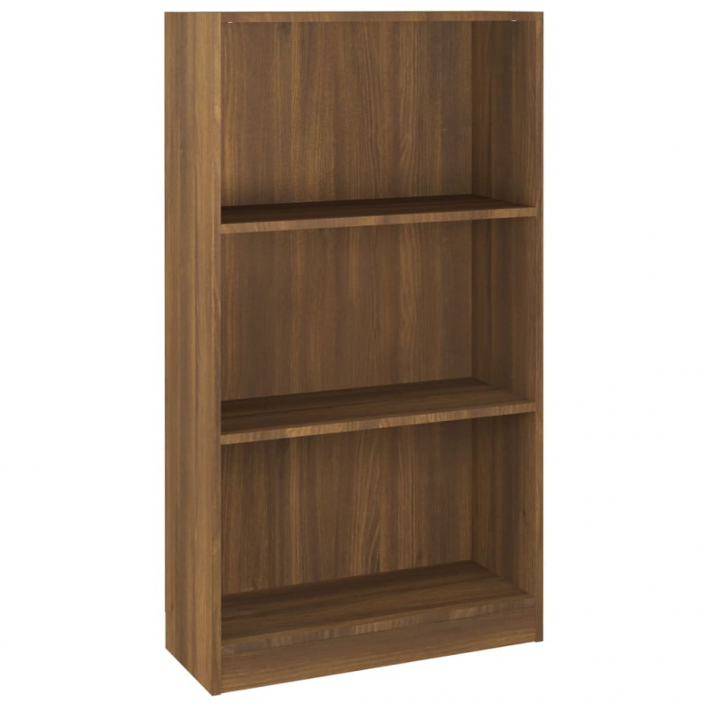 Bücherregal Braun Eiche 60x24x109 cm Holzwerkstoff