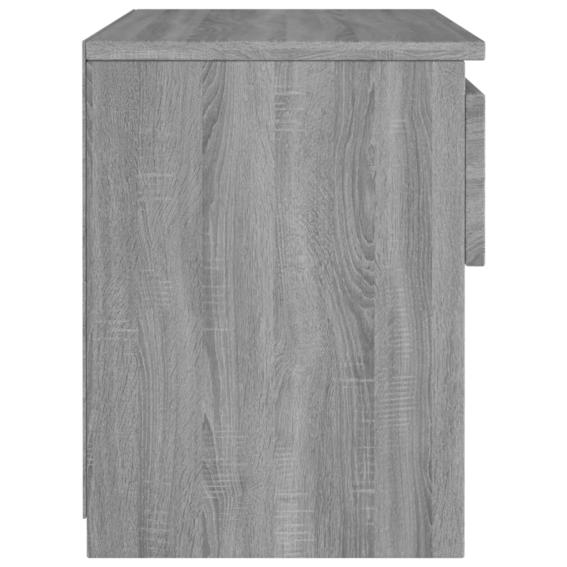 Nachttisch Grau Sonoma 40x30x39 cm Holzwerkstoff