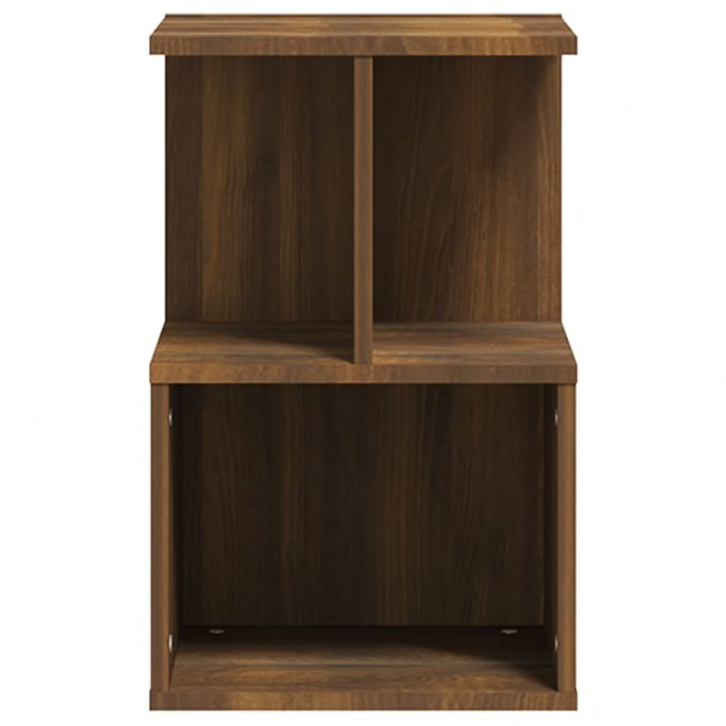 Nachttisch Braun Eichen-Optik 35x35x55 cm Holzwerkstoff