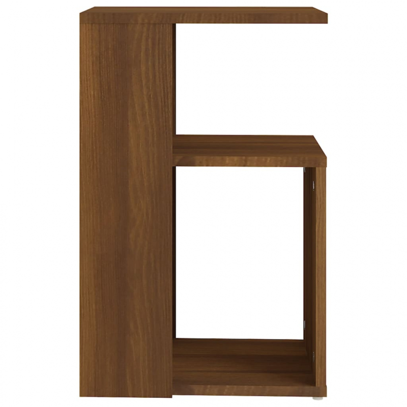 Beistelltisch Braun Eichen-Optik 36x30x56 cm Holzwerkstoff