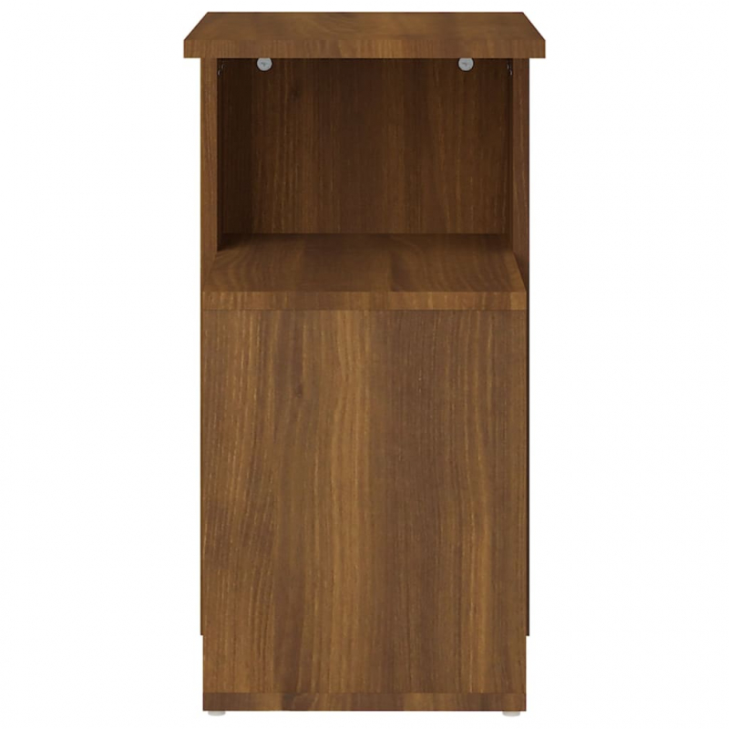 Beistelltisch Braun Eichen-Optik 36x30x56 cm Holzwerkstoff