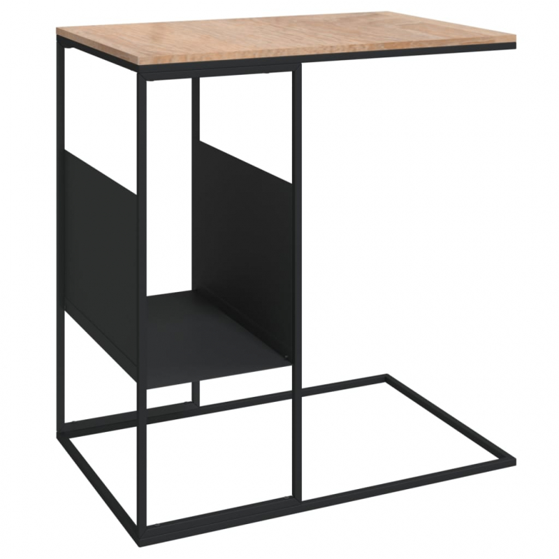 Beistelltisch Schwarz 55x36x59,5 cm Holzwerkstoff