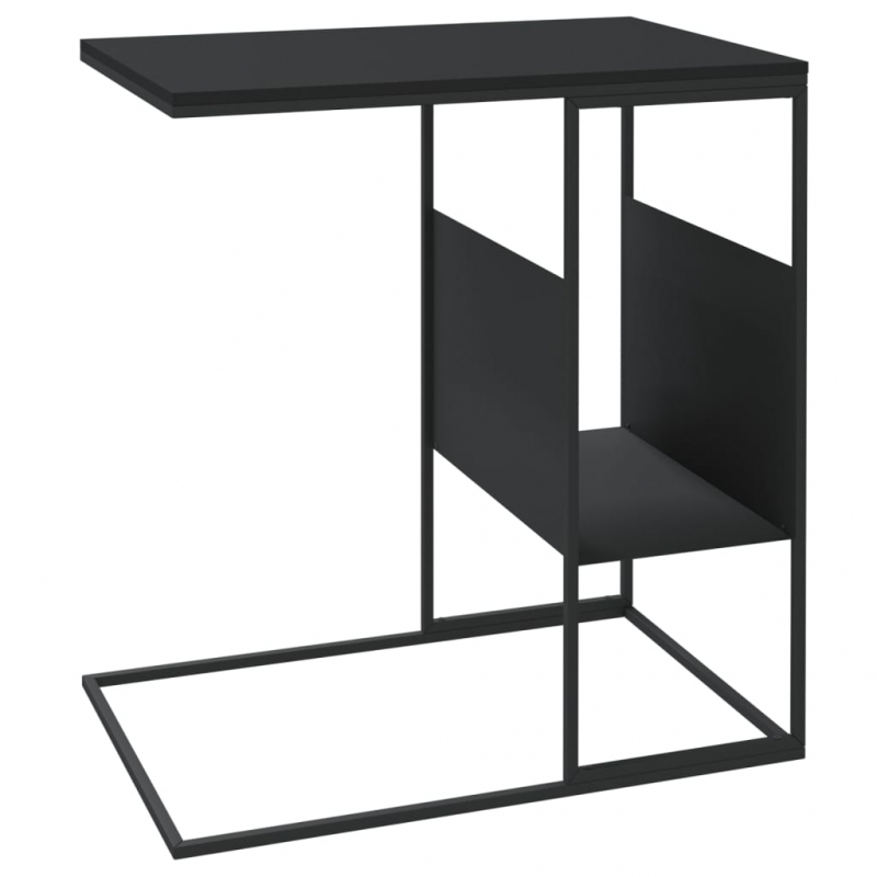 Beistelltisch Schwarz 55x36x59,5 cm Holzwerkstoff