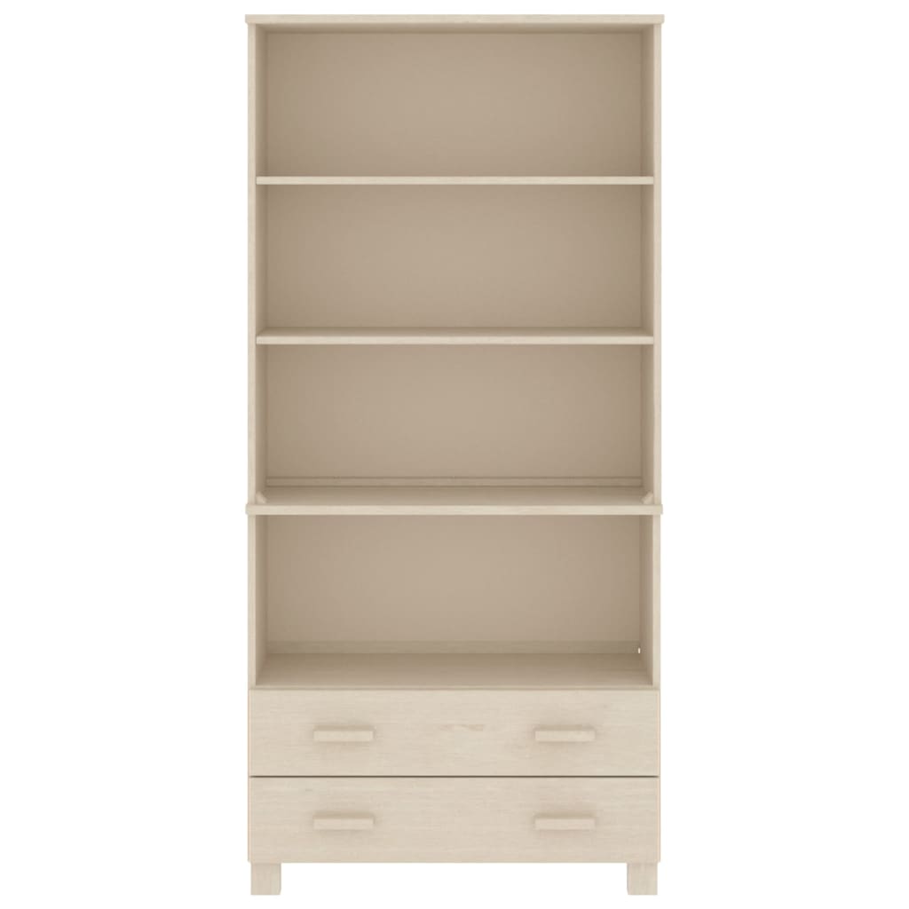 Highboard HAMAR Massivholz Kiefer Honigbraun