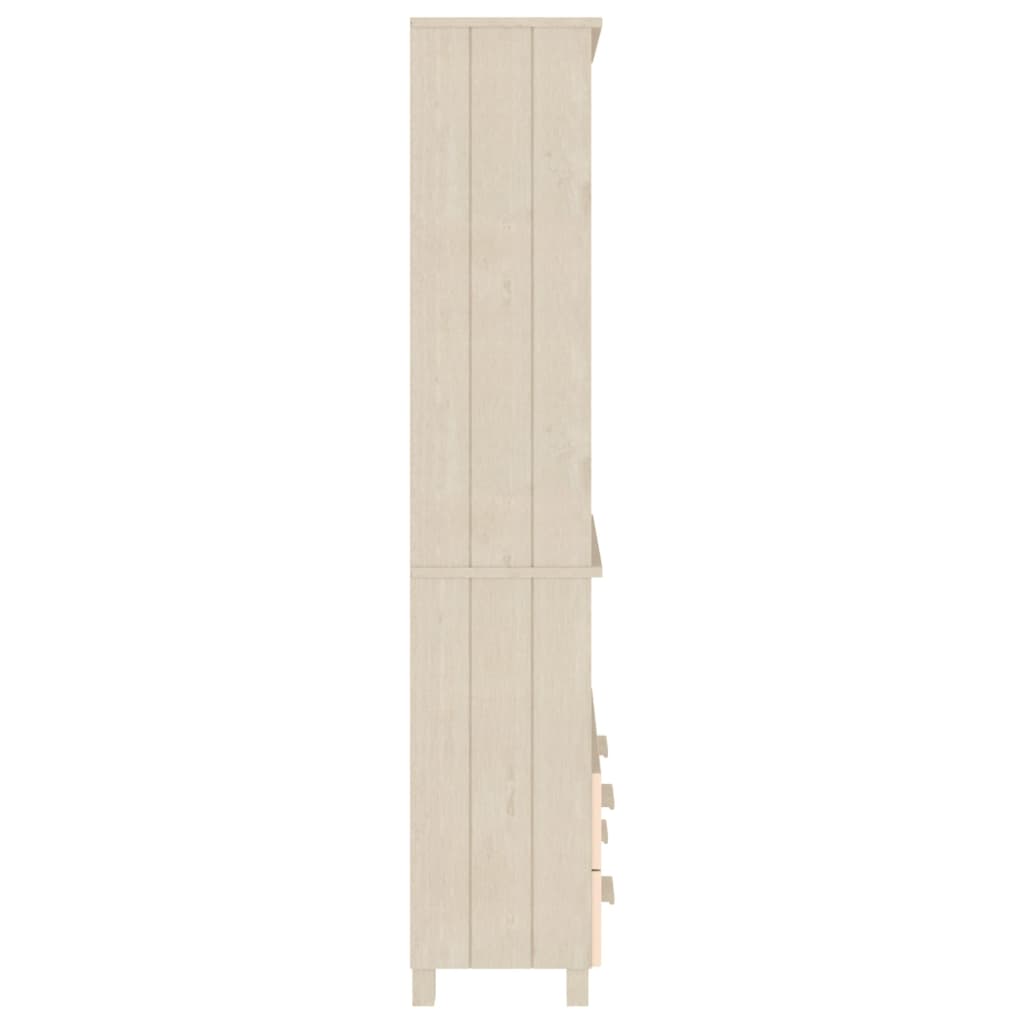 Highboard HAMAR Massivholz Kiefer Honigbraun
